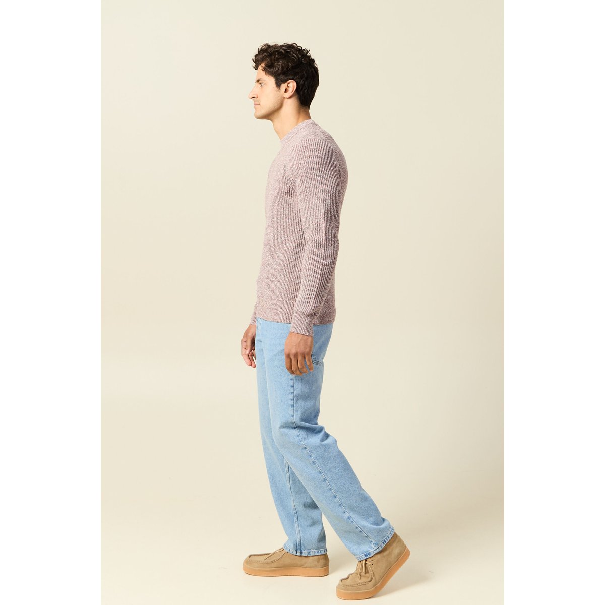 Pull manches longues vieux rose, BONOBO