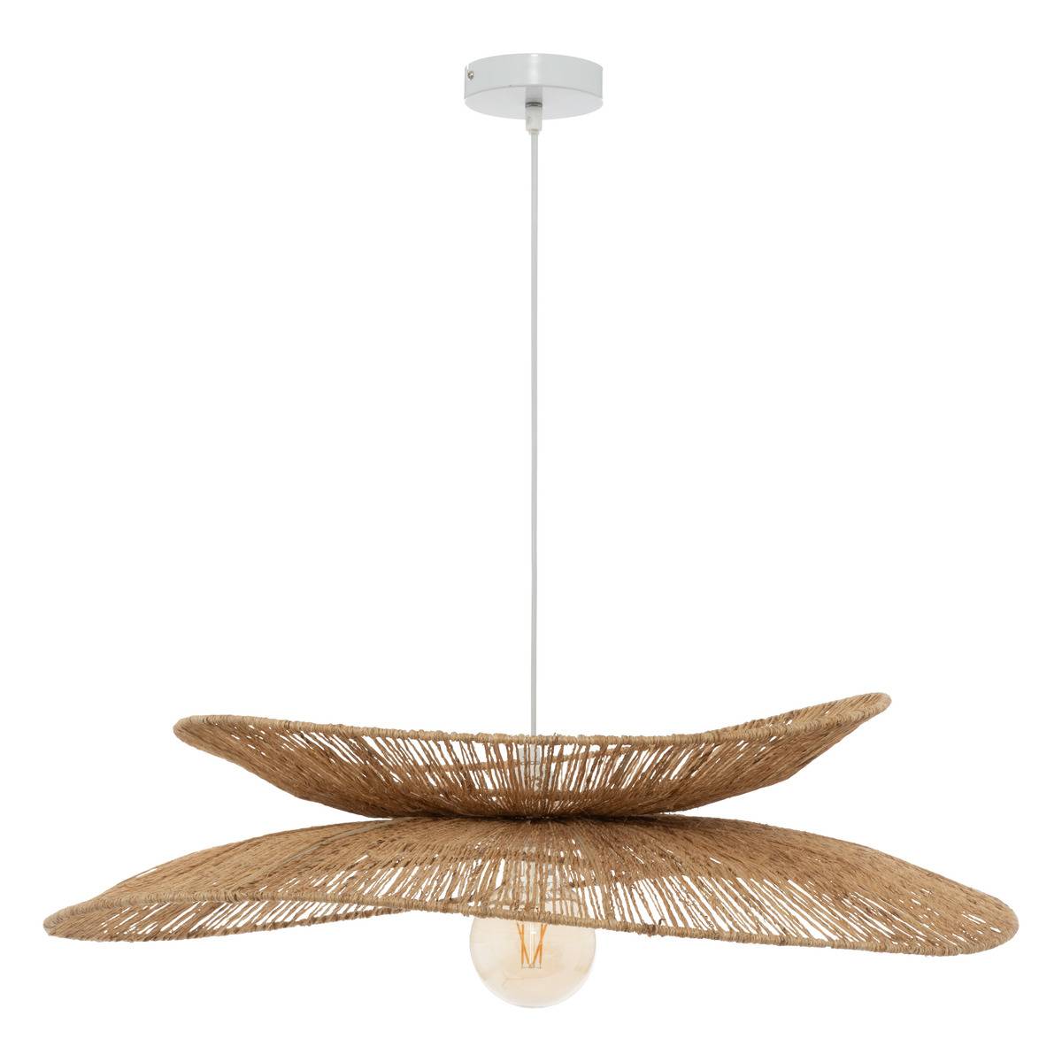 Suspension en jute tressé ALARA beige, ATMOSPHERA