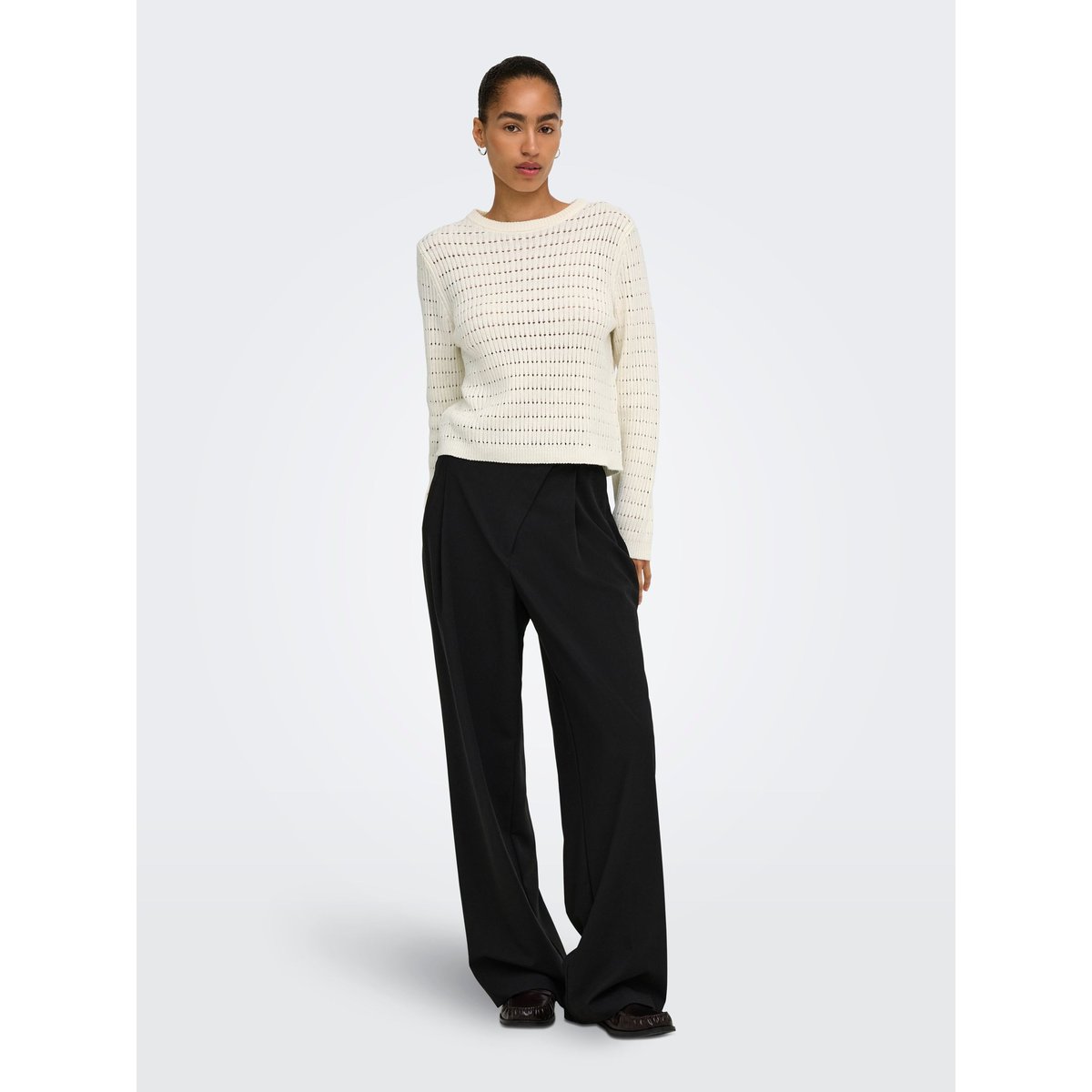 Pull En Maille cloud dancer, ONLY