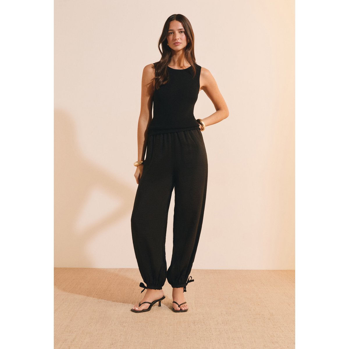 Pull sans manches avec dos nu SYLVIE PULL noir, ETAM