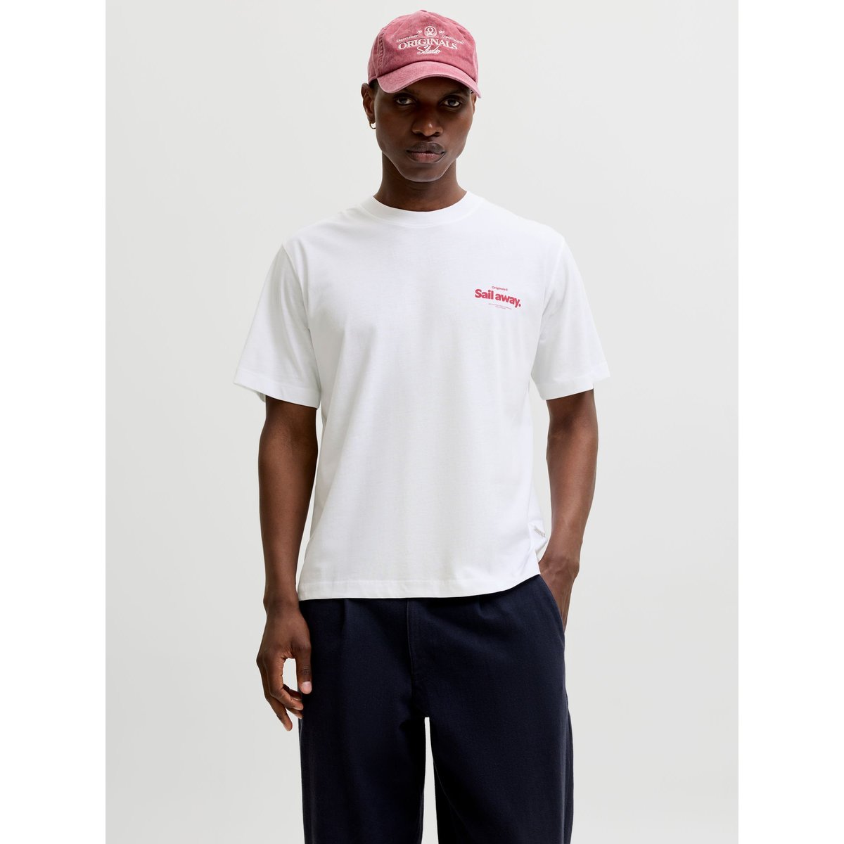 T-Shirt bright white, JACK & JONES