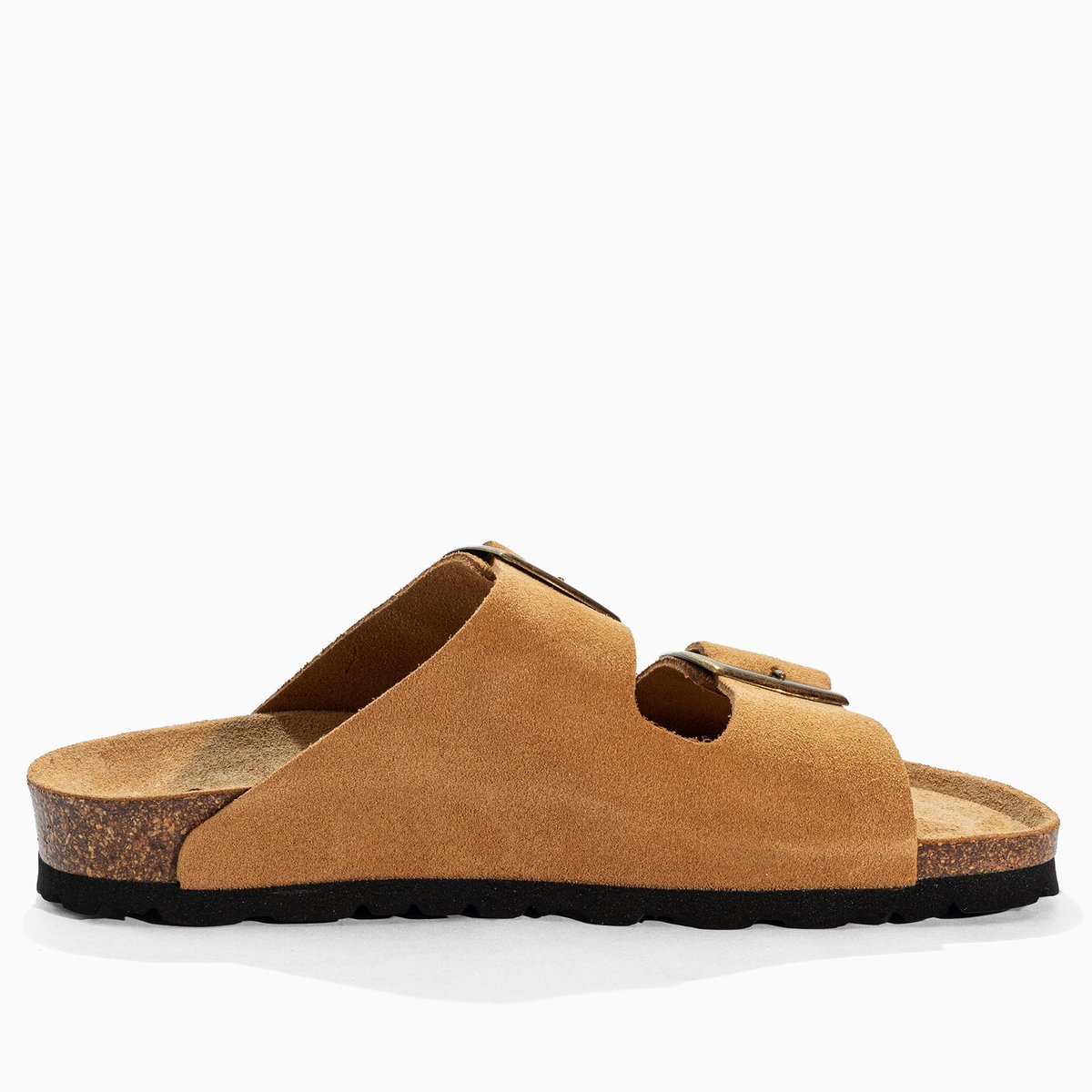 Sandales en cuir suédé ALICANTE camel, BAYTON
