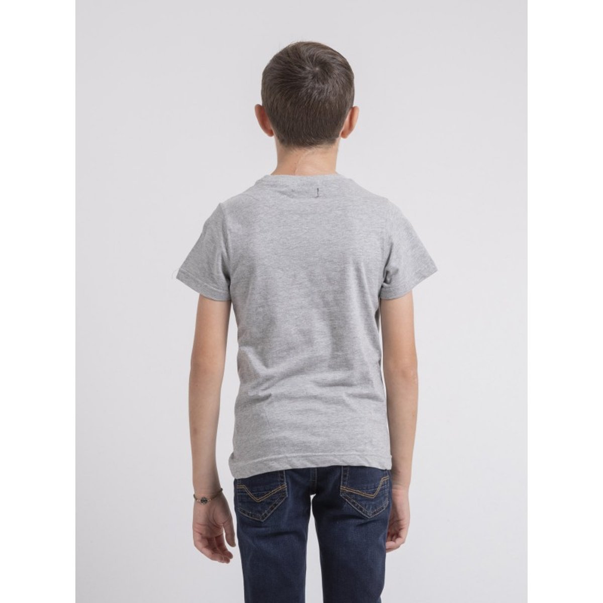 T-shirt Col Rond Pur Coton Jardin-j gris, RITCHIE