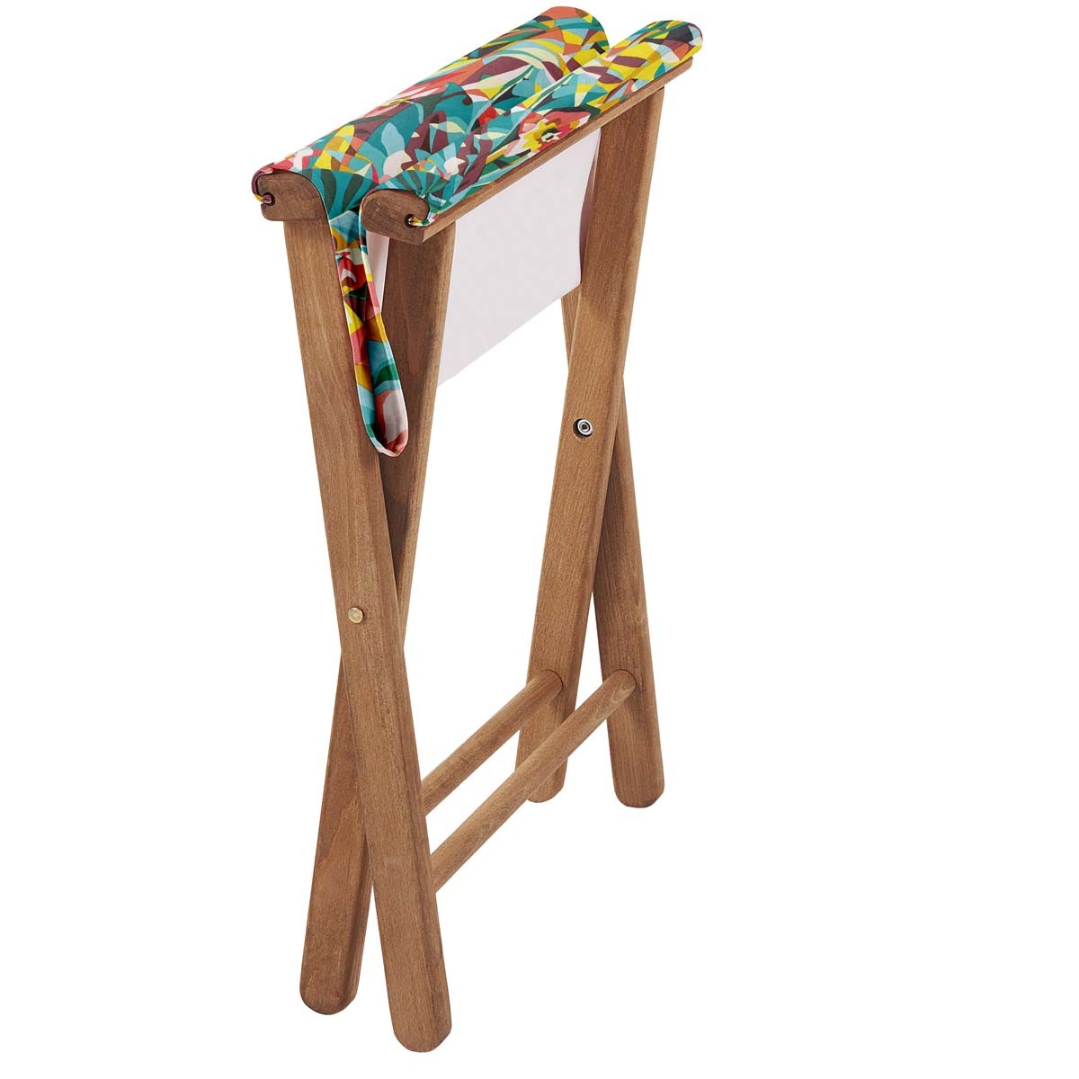 Pliant pêcheur en eucalyptus et toile outdoor, BOA multicolore, VENT DE BOHÈME
