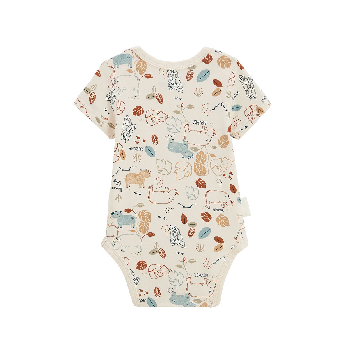 Lot de 2 bodies bébé manches courtes Kansas City camel, PETIT BEGUIN