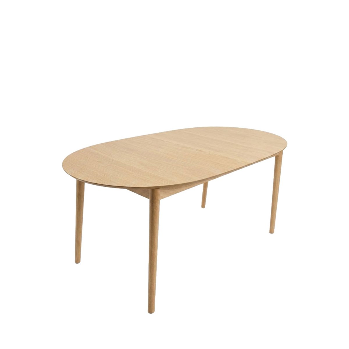 Table à manger extensible en bois 6 à 10 personnes 180-220cm - ESSENTIA bois clair, DRAWER
