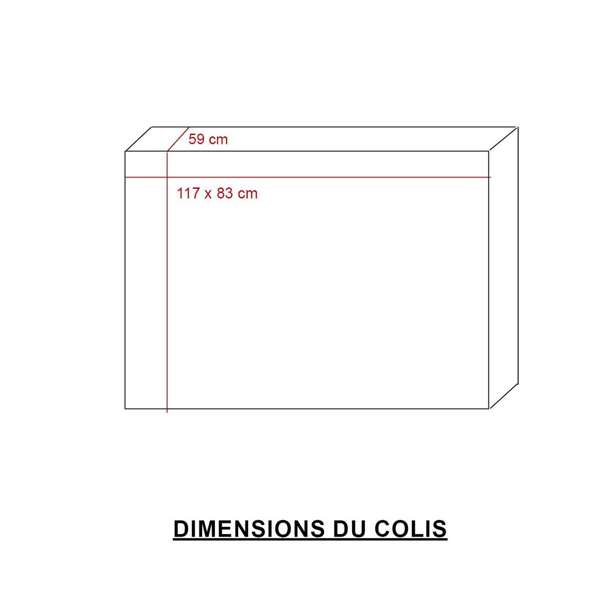 Meuble TV en bois de manguier LYAM bois clair, MADE IN MEUBLES