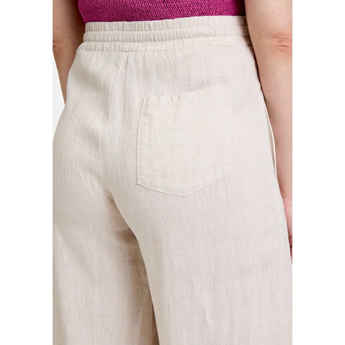 Pantalon en lin à poches nature/cream, CARTOON