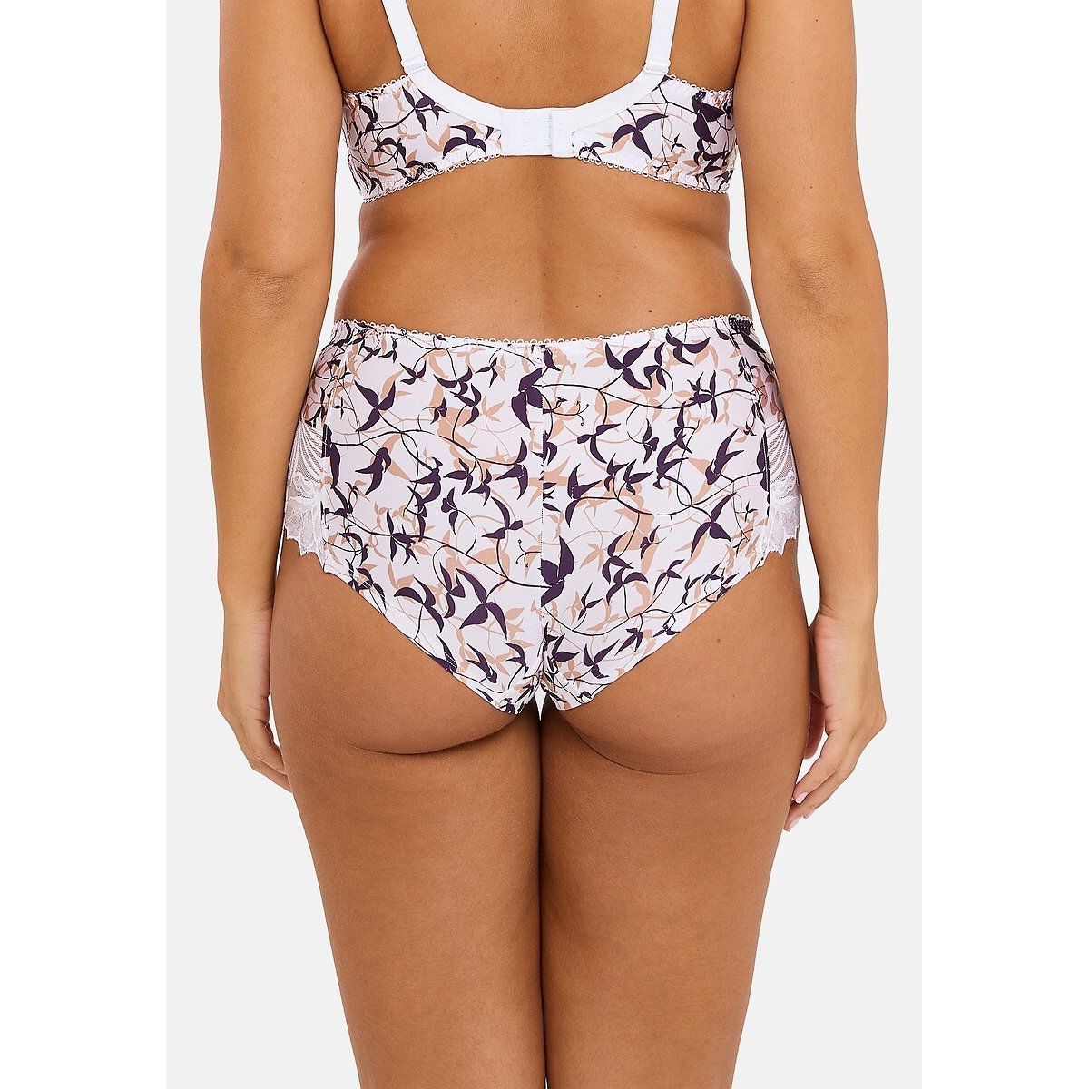 Shorty taille medium SOPHIE imprimé oiseaux, SANS COMPLEXE