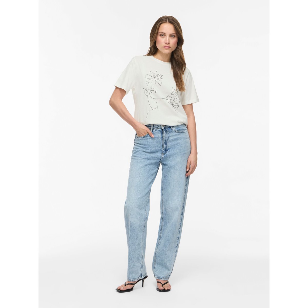 T-Shirt blanc - snow white1, VILA