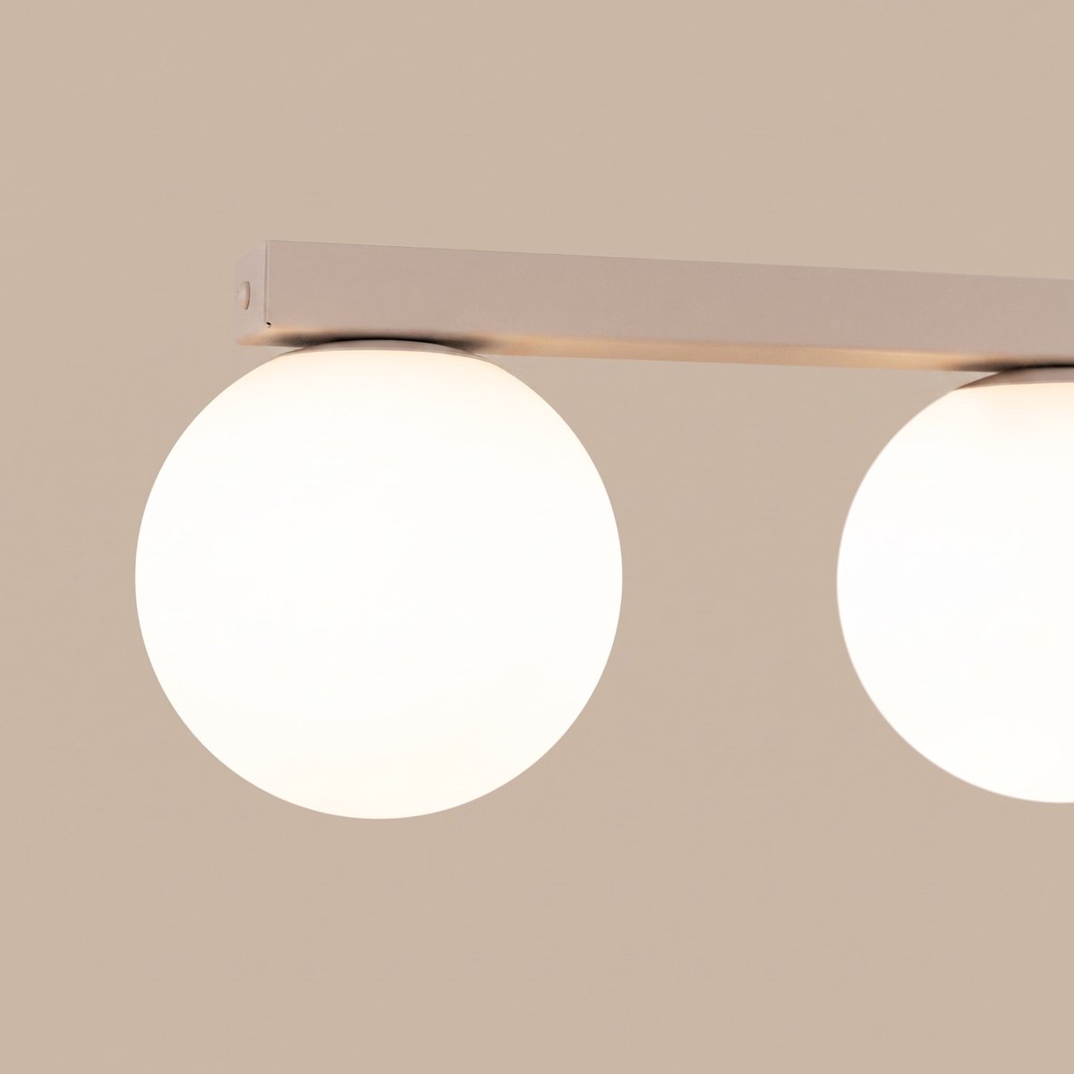 Plafonnier Acier Taupe G9 6 Yoli taupe, EDEN