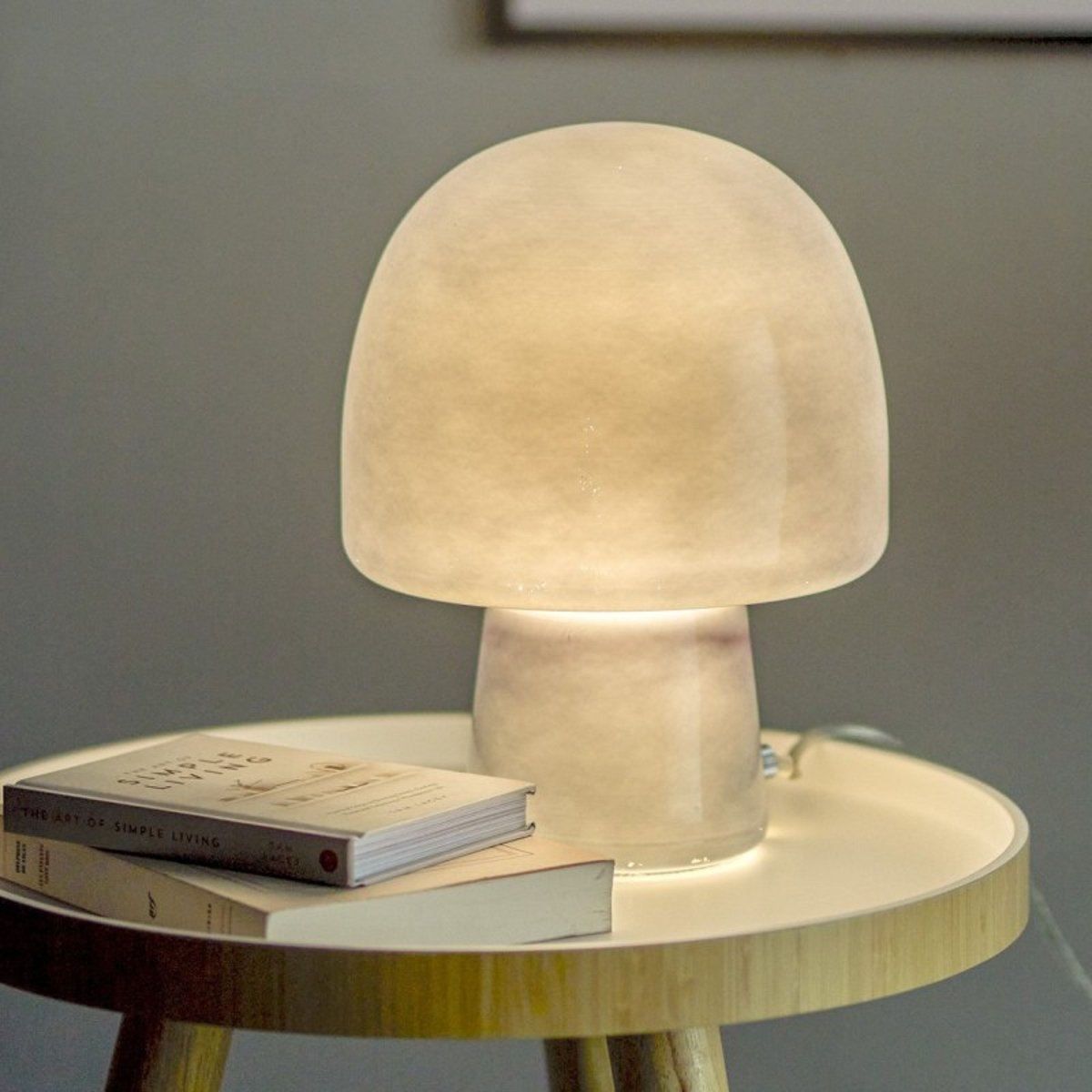 Lampe d'ambiance verre  Paddy bleu, BLOOMINGVILLE