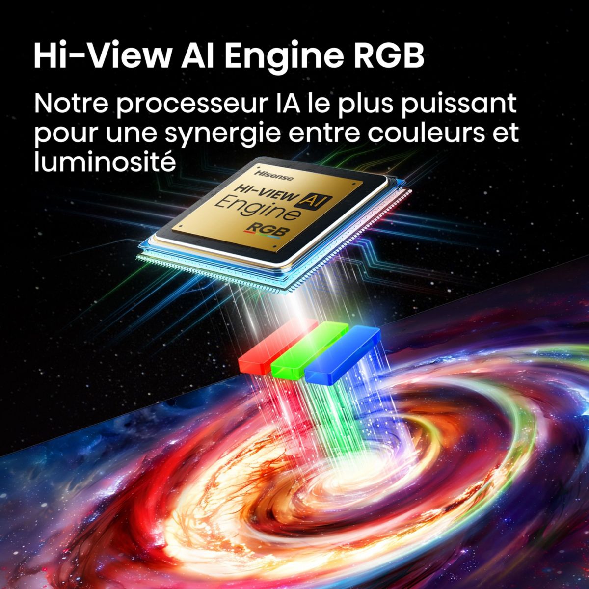 TV RGB 100UR8S (2026) 100" (253 cm) couleur unique, HISENSE
