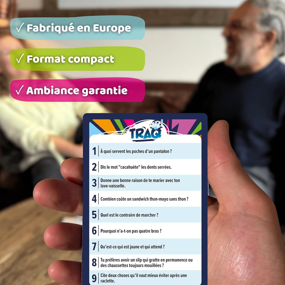 Traq jeu d'ambiance bleu, GIGAMIC