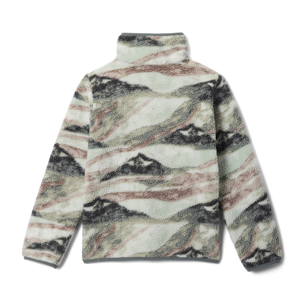 Junior Helvetia™ Printed Fleece blue grey print, COLUMBIA