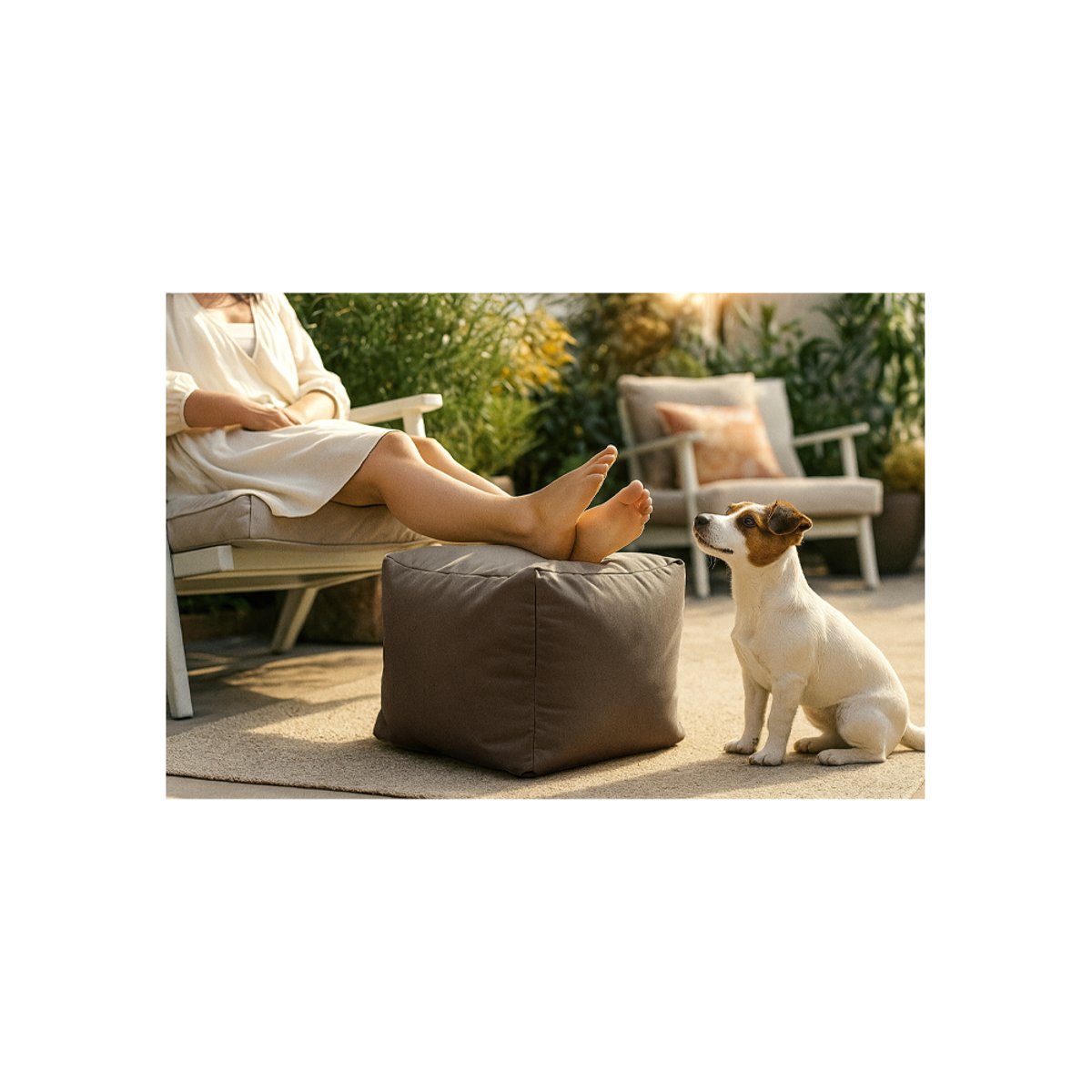 Pouf intérieur-extérieur PABLO ORIGINAL anthracite, JUMBO BAG