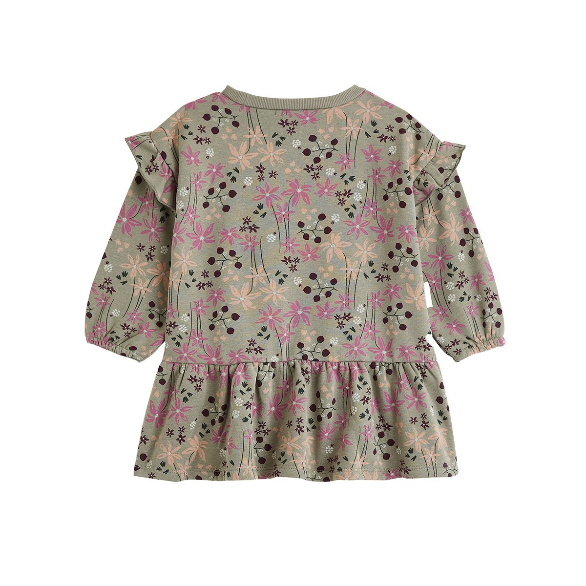 Robe enfant en molleton Misti kaki, PETIT BEGUIN