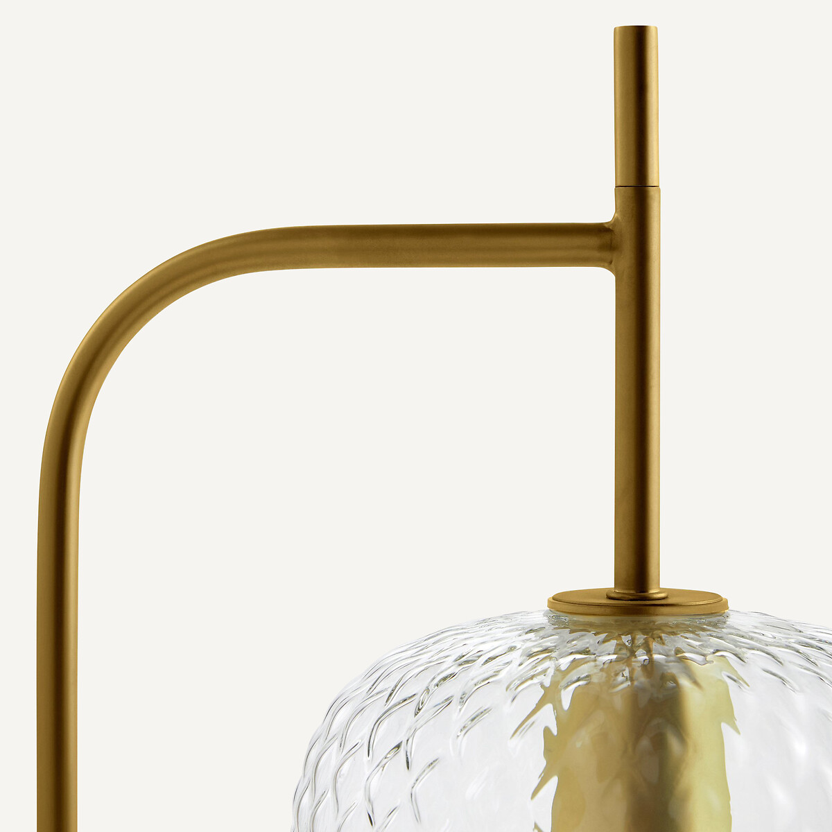 Lampe à poser, laiton et verre ciselé, MISTINGUETT laiton, EMMANUEL GALLINA X AM.PM