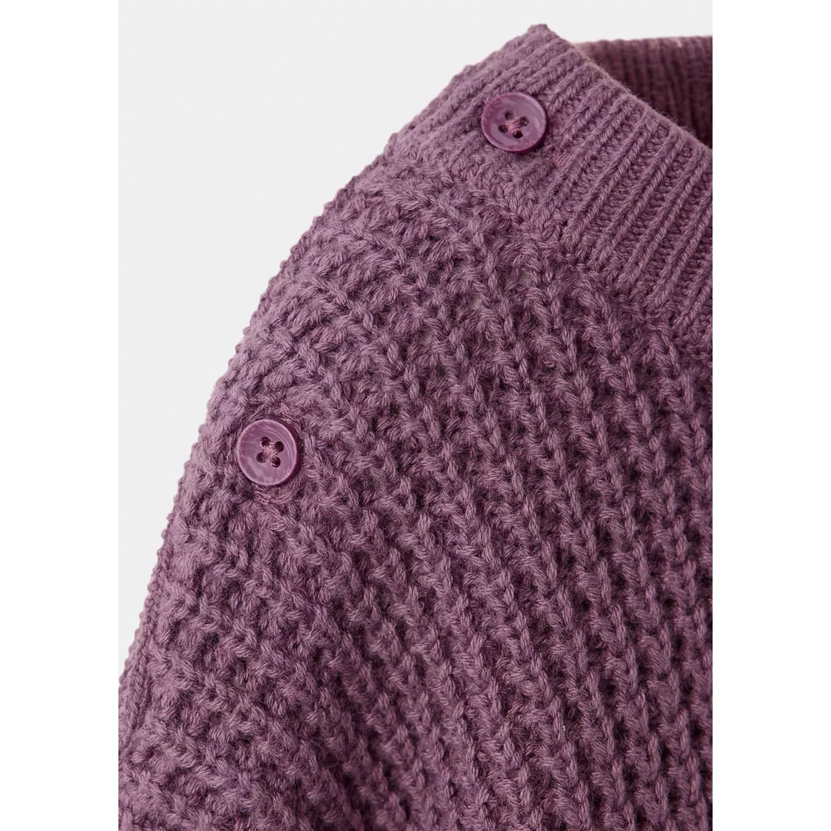 Pull-over maille relaxed-fit lie de vin, MANGO BABY