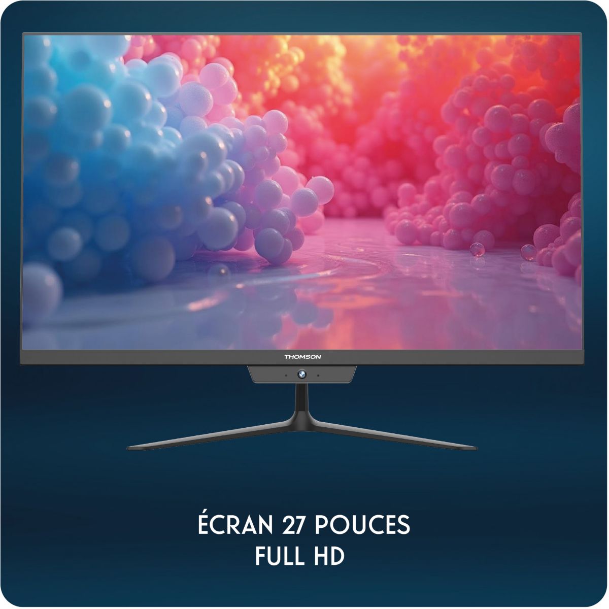 Ordinateur tout-en-un A27I51216BK512C 27" Intel Core i5-12450H 16 Go RAM LPDDR4 SSD 512 Go couleur unique, THOMSON