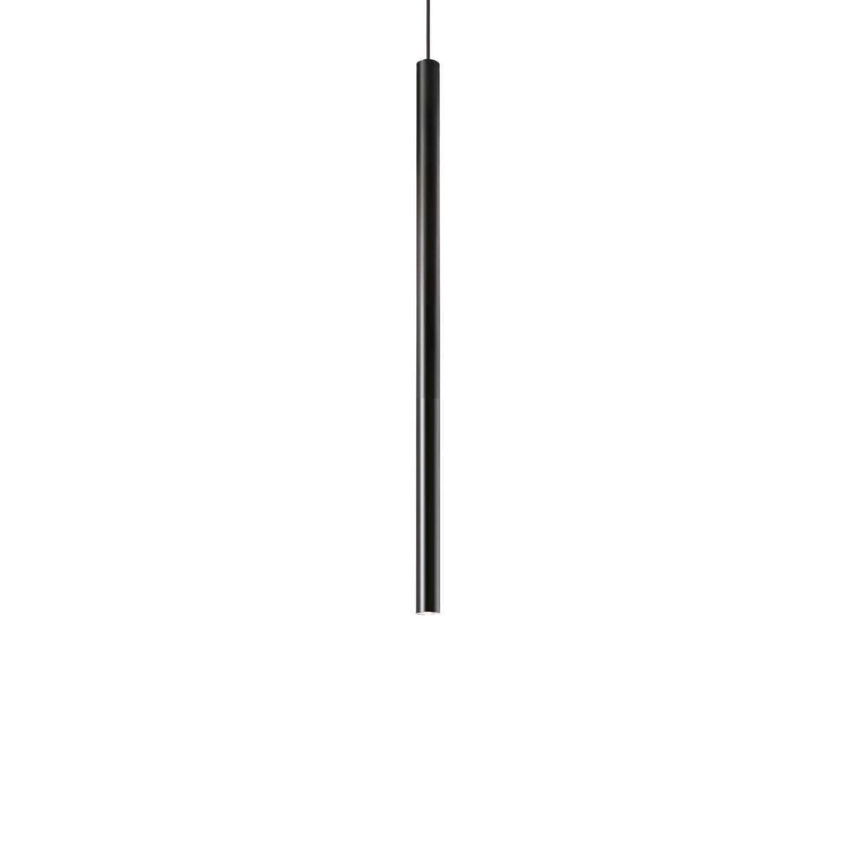 Suspension lumière chaude ULTRATHIN noir, IDEAL LUX