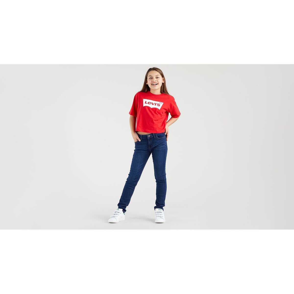 Jean 710 Super skinny bleu foncé, LEVI'S KIDS