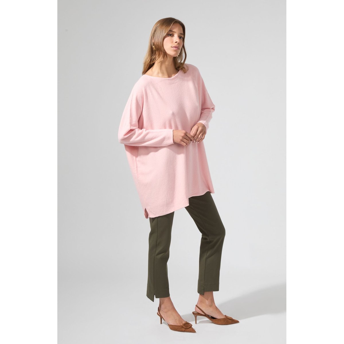 Pull long FRANCK rose nude, BENOA