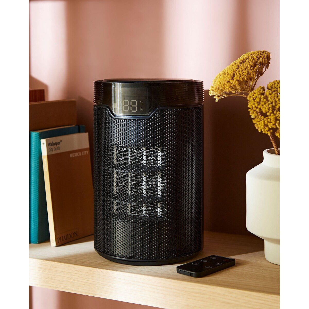 105KW Desk / Bedside Cermic Fan Heater black, MORPHY RICHARDS