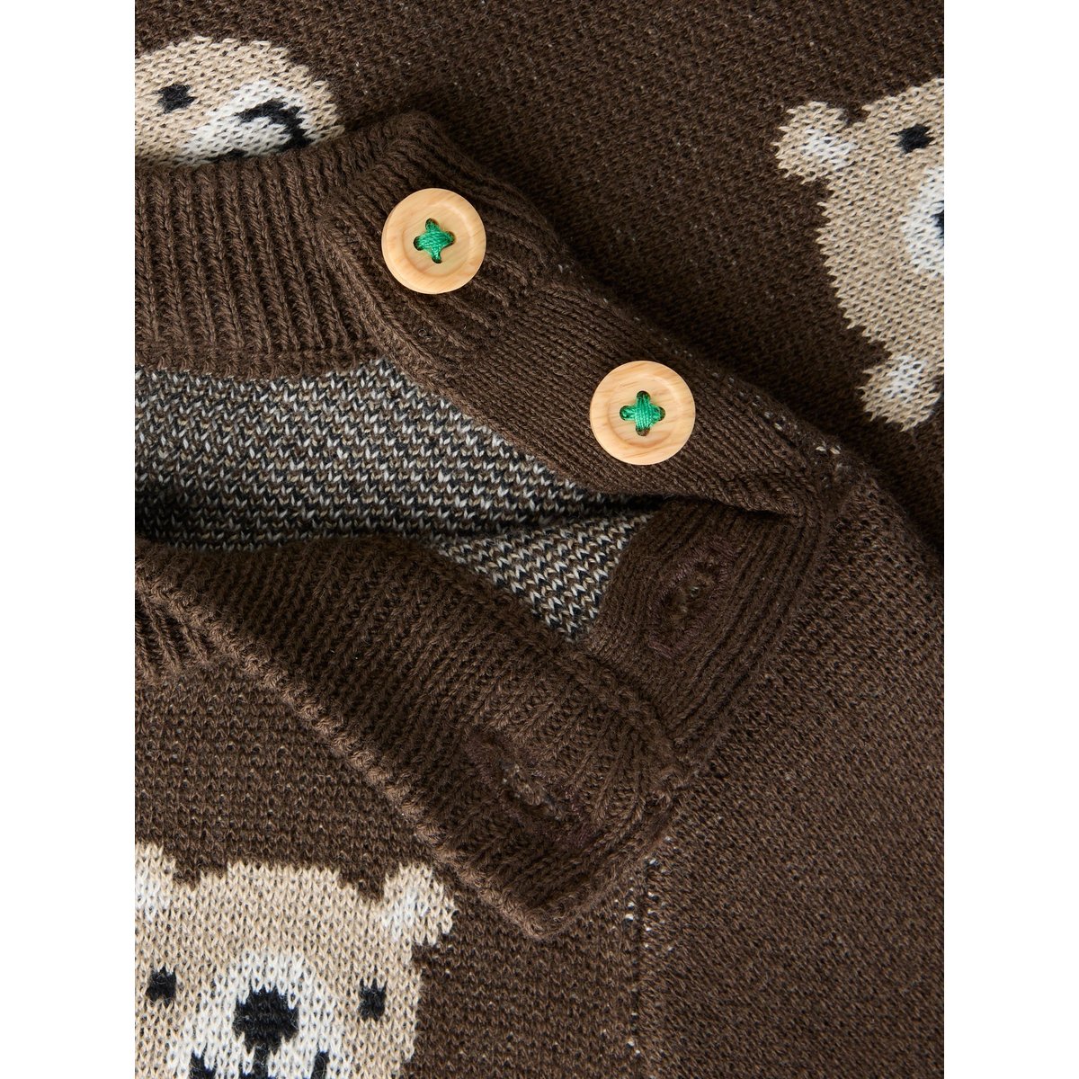 Pull En Maille marron - chocolate brown1, NAME IT