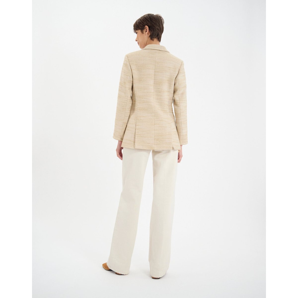 Veste Bart en coton mélangé sable sand, INES DE LA FRESSANGE PARIS