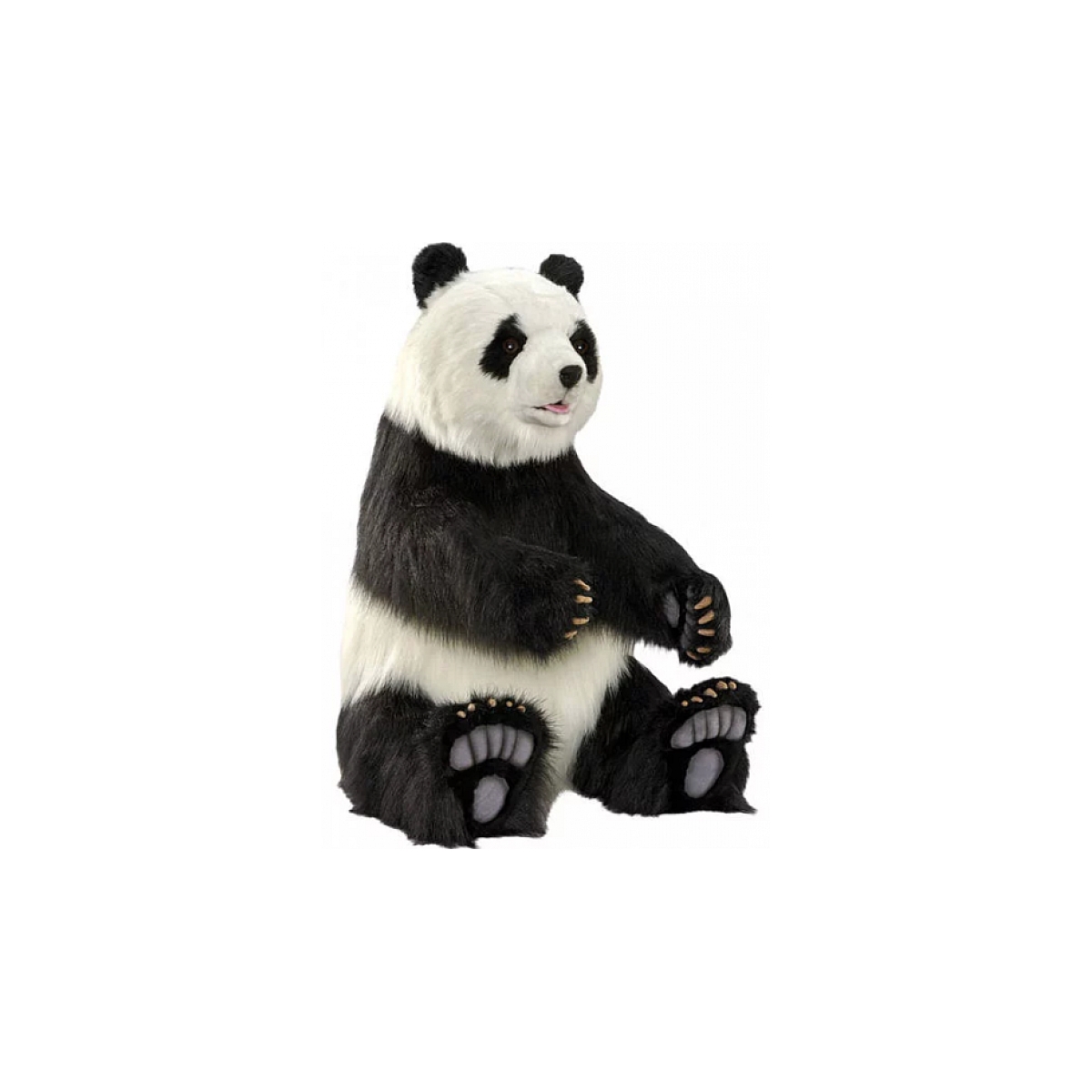 Peluche Geante Panda Assis couleur unique, HANSA