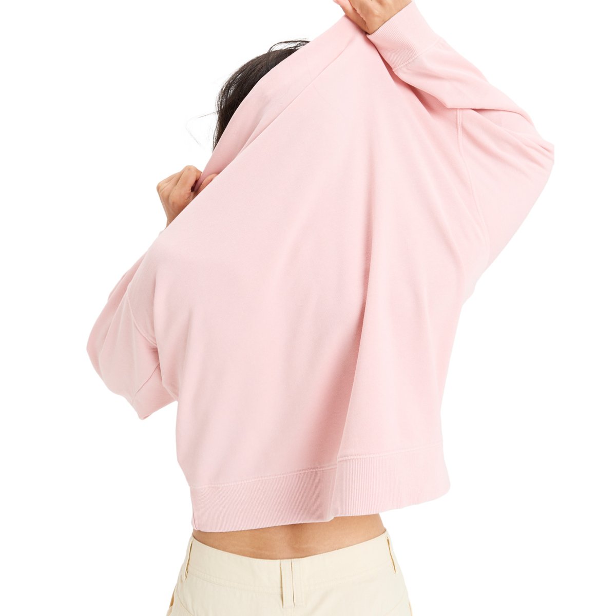Sweat à col rond LINEUP. rose bleached mauve, ROXY
