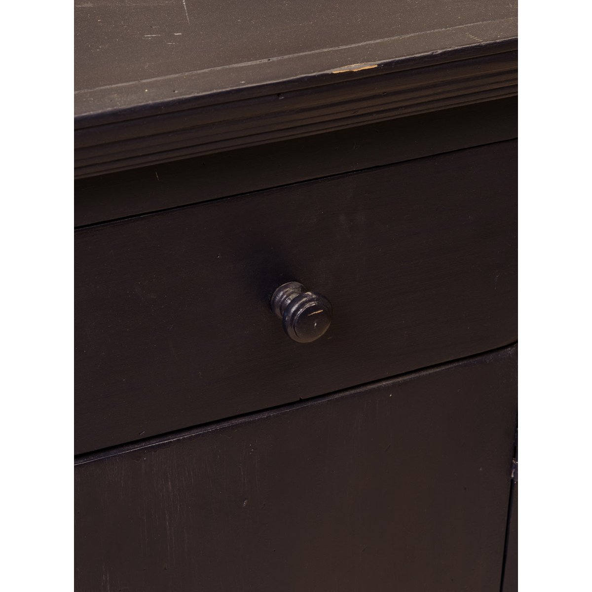 Petit buffet en bois bleu foncé Gilbert N°1783 - Bon état bleu foncé, DEBONGOUT