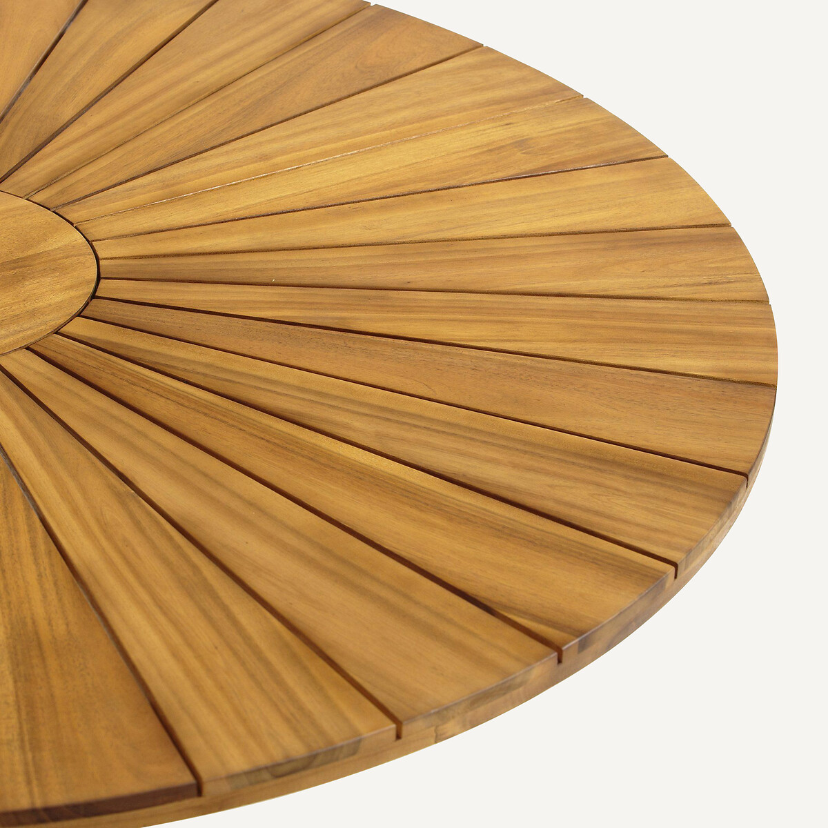 Table de jardin ronde, en acacia, 6 personnes, JAKTA naturel, AM.PM