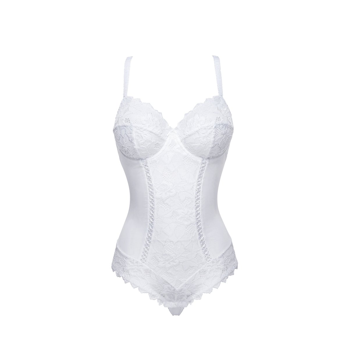 Body emboîtant en dentelle Arum noir, SANS COMPLEXE