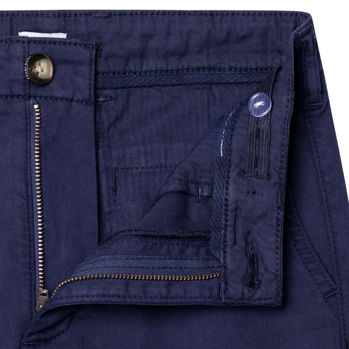 Pantalon Chino Coupe Slim En Sergé marine, PEPE JEANS