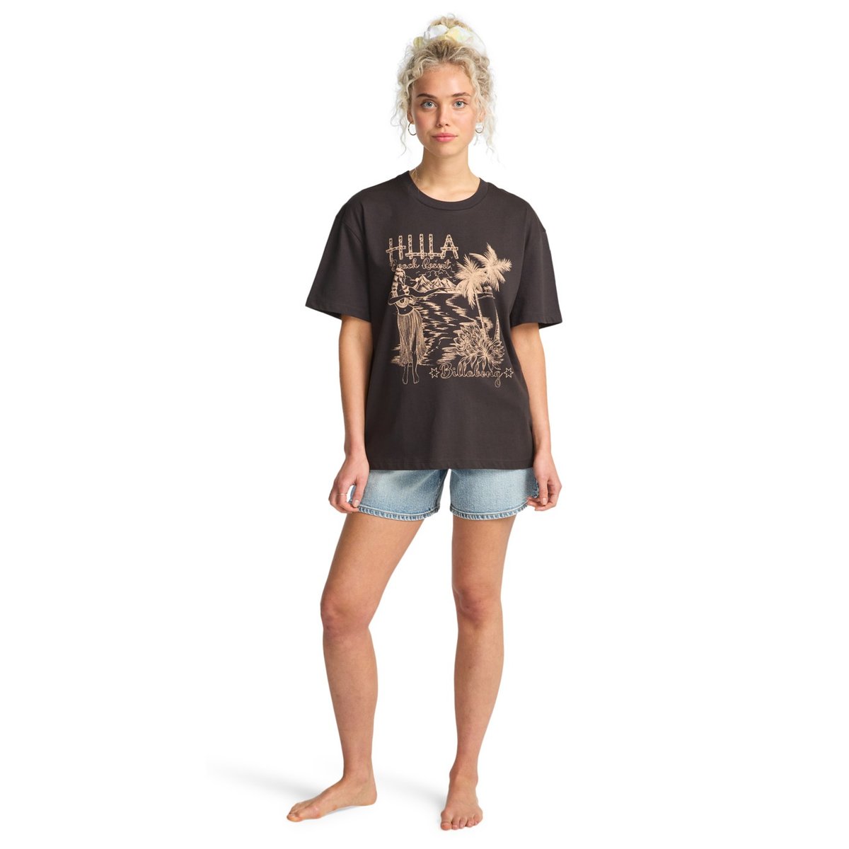 T shirt manches courtes VACAY WONDER noir off black, BILLABONG