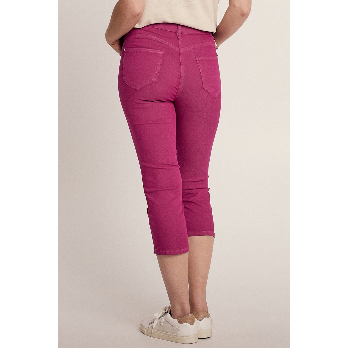 Pantacourt droit taille standard magenta, BREAL
