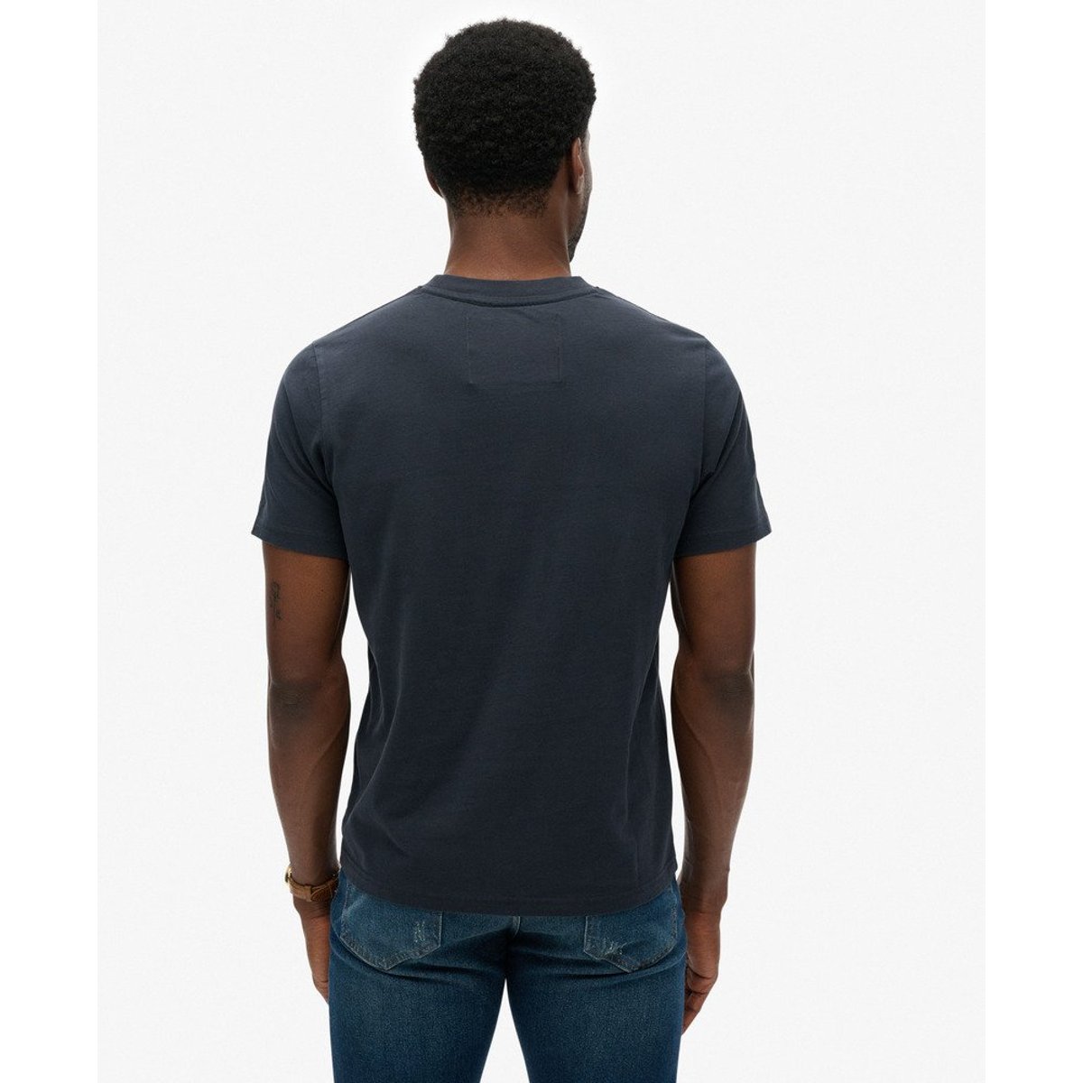 T-shirt SD&Co. Coupe Décontractée bleu marine éclipse, SUPERDRY