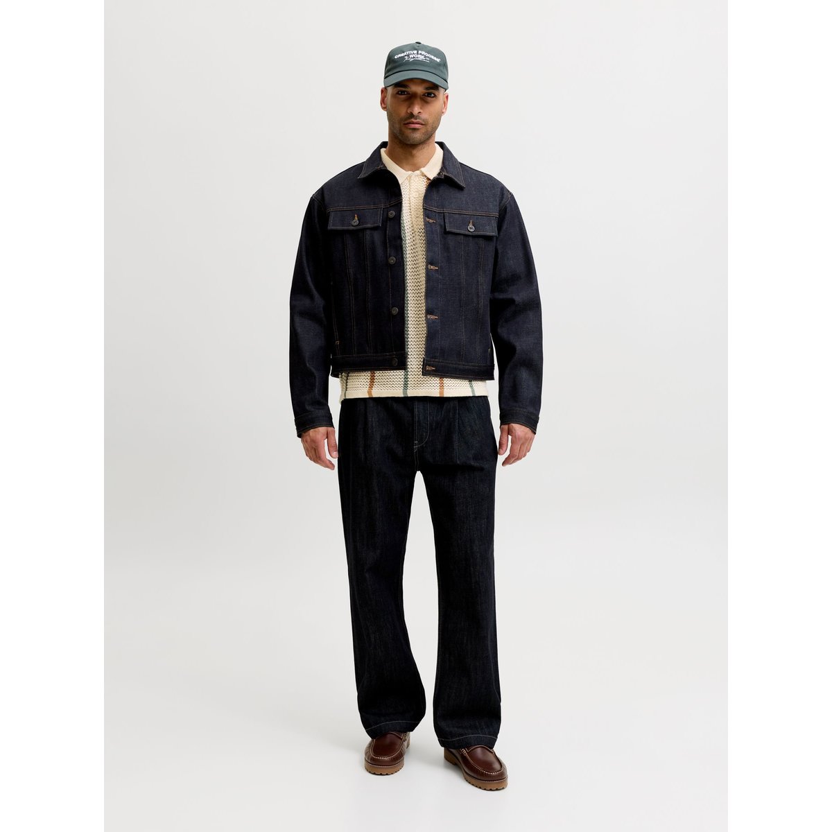 Polo Tricoté blanche - sea salt 1, JACK & JONES