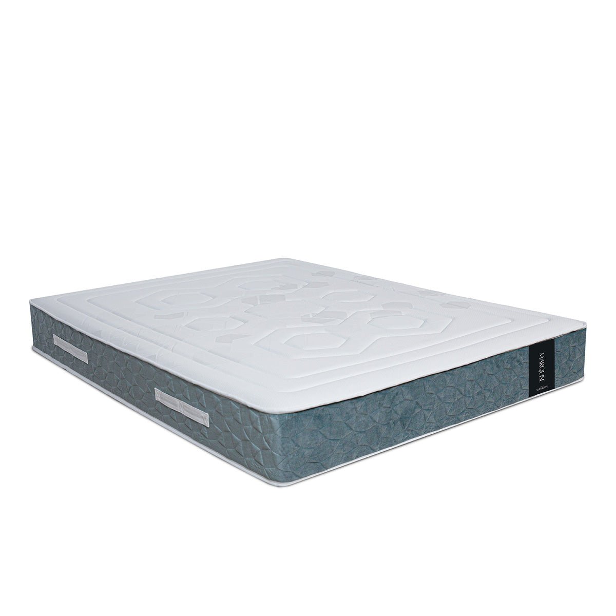 Matelas Ressorts ensachés et Mémoire de forme - 33 cm - MARQUISE blanc, MAISON AUBERTIN
