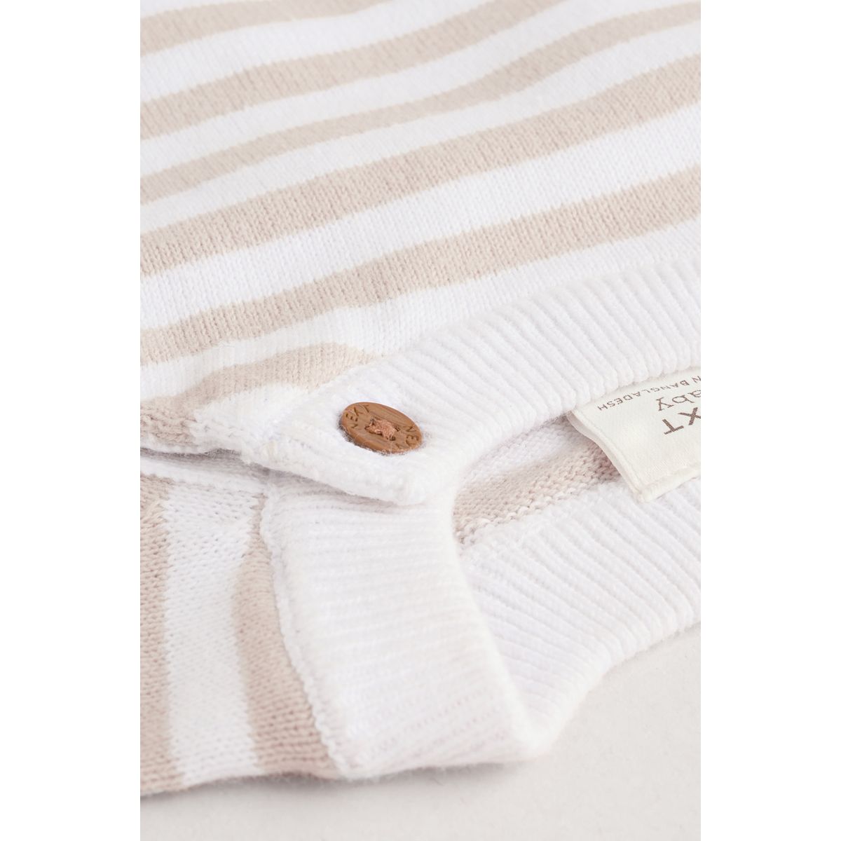 Ensemble haut en maille et legging bébé rayure neutre, NEXT
