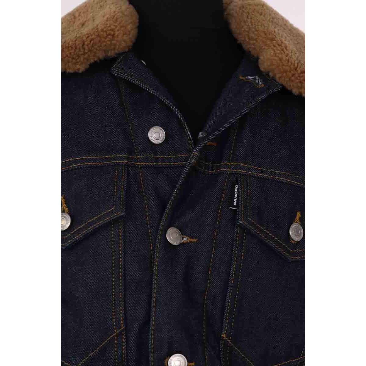 Veste - Très Bon État bleu, SANDRO