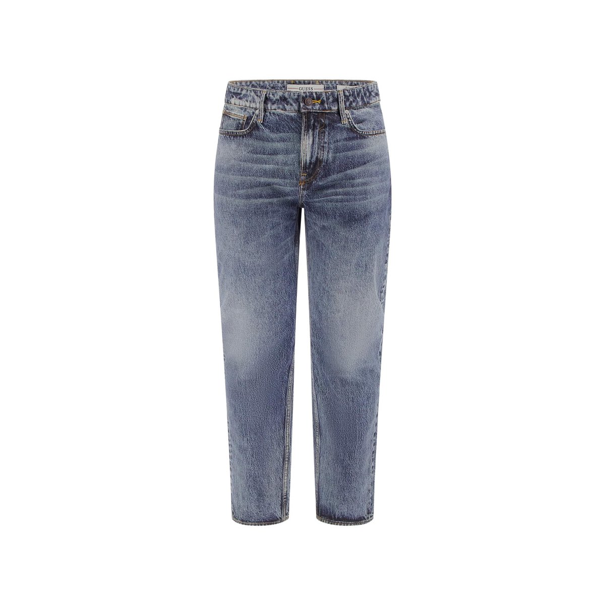 Jean Slim Imprimé Angels bleu, GUESS