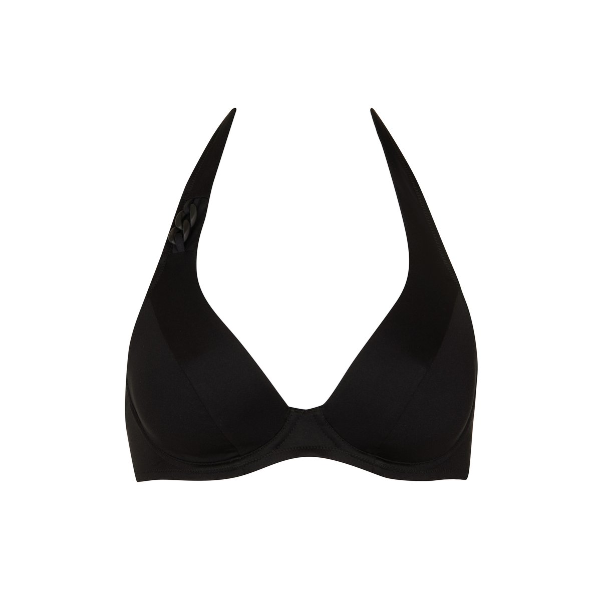 Haut maillot de bain dos nu armaturé Palma noir, LISCA