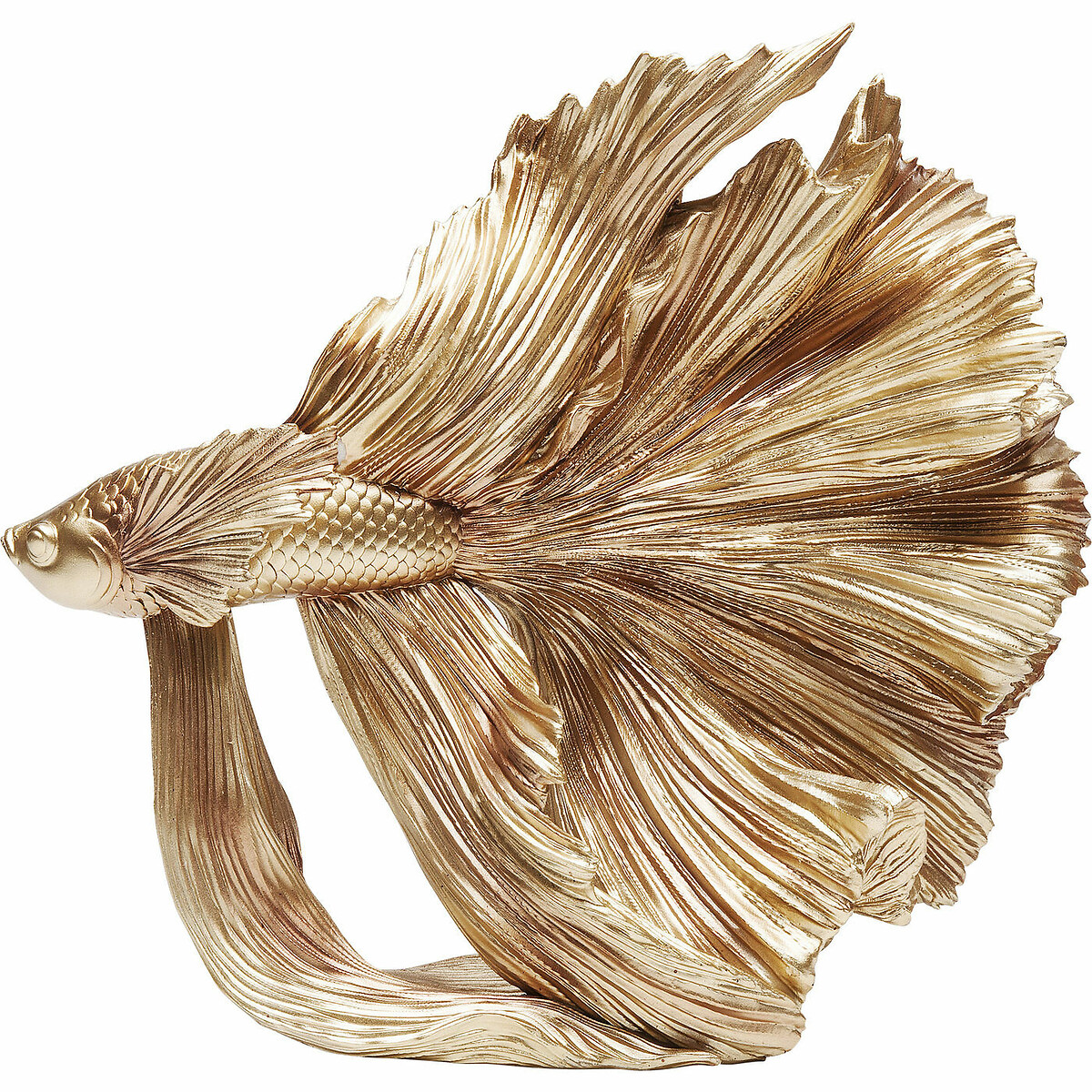 Figurine décorative Betta Fish doré petit doré, KARE DESIGN