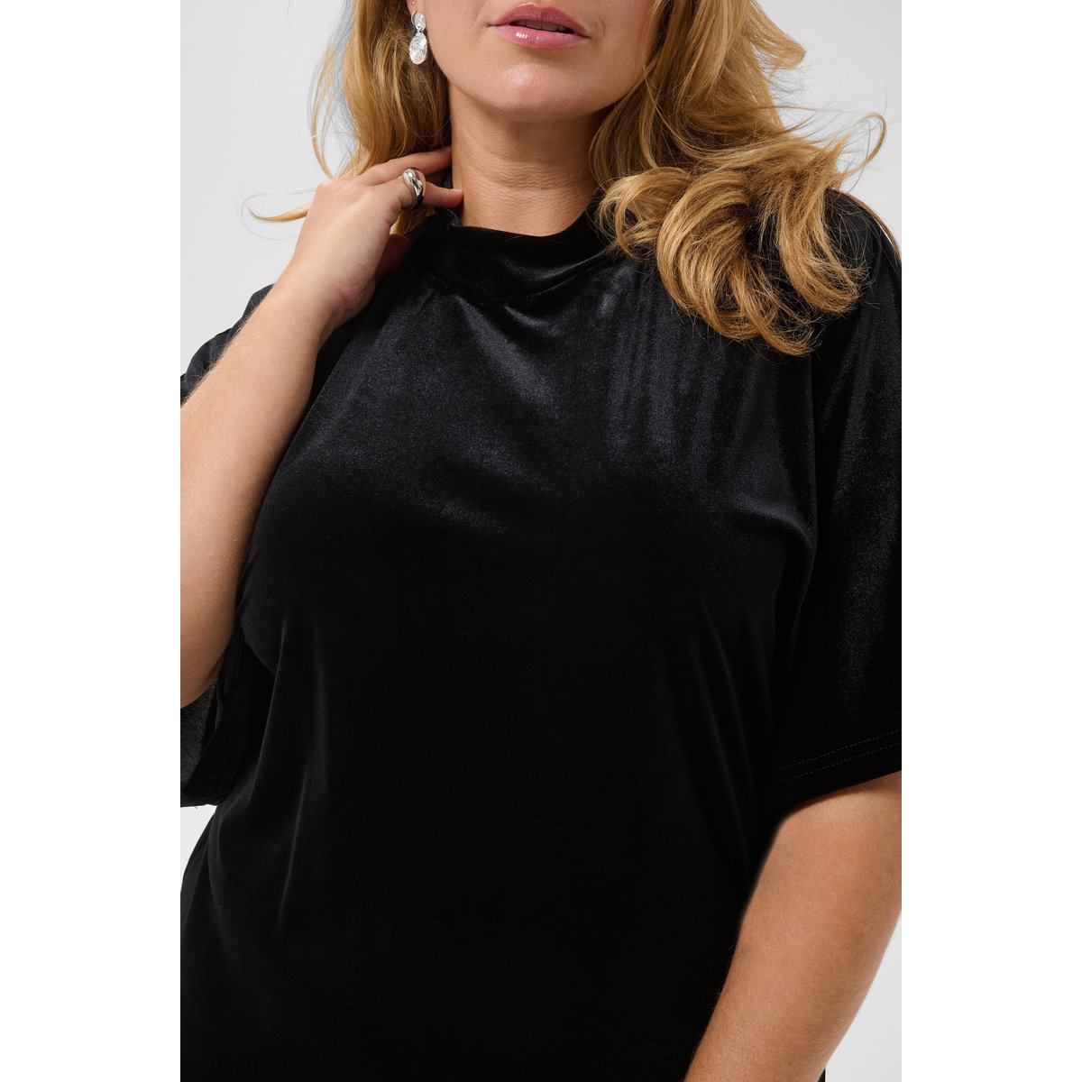 Robe noir black deep, KAFFE CURVE