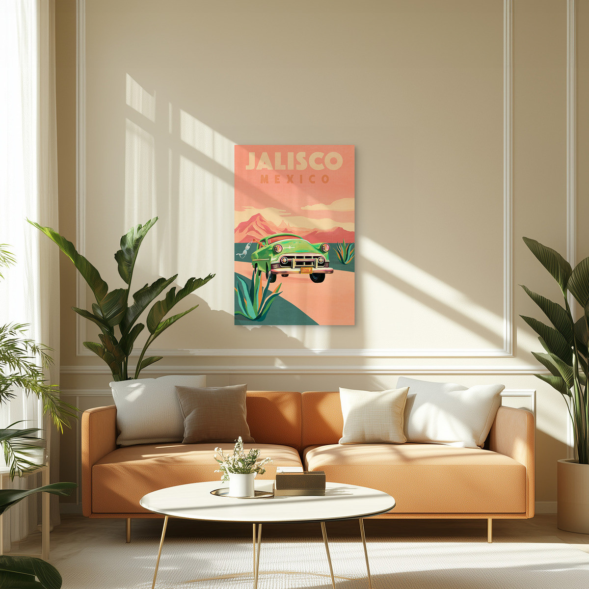 Tableau Sur Toile Jalisco Mexique ILLUSTRATION tableaux sur toile-rose, CEANOTHE