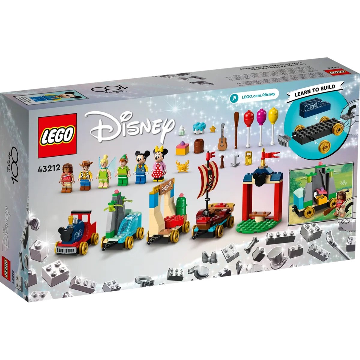 Disney Le train en fête Disney multicolore, LEGO