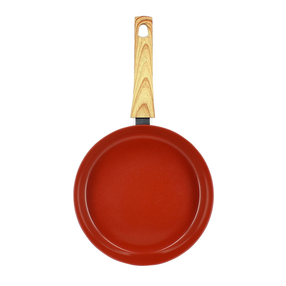 Poêle 24cm en aluminium recyclé, COLORAMA brique, MENASTYL